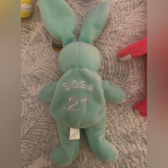 🐰⚾️ RARE RETIRED SALVINO’S BAMM BUNNIES ENTIRE SET OF 6 BASEBALL BUNNIES! MWMT! - Picture 5 of 15